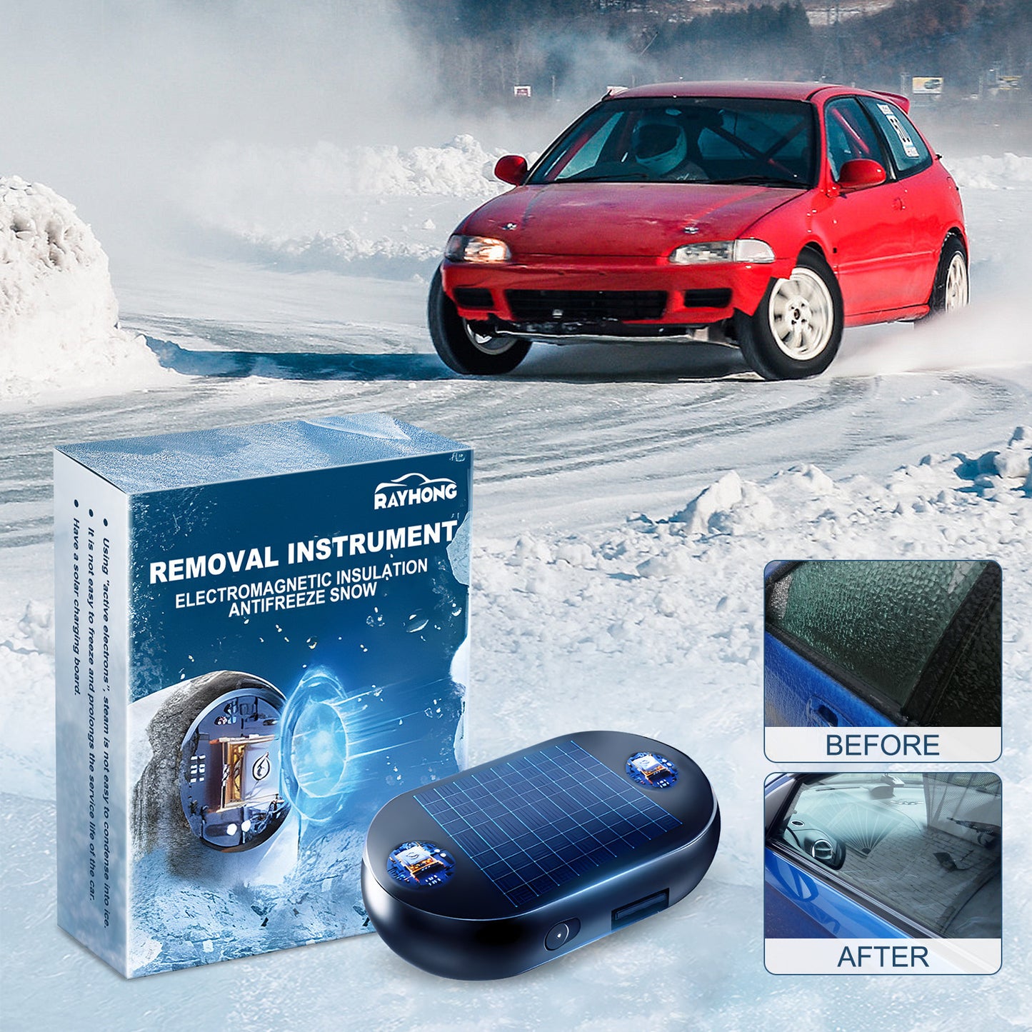 Portable Anti-freezing For Car Windshield