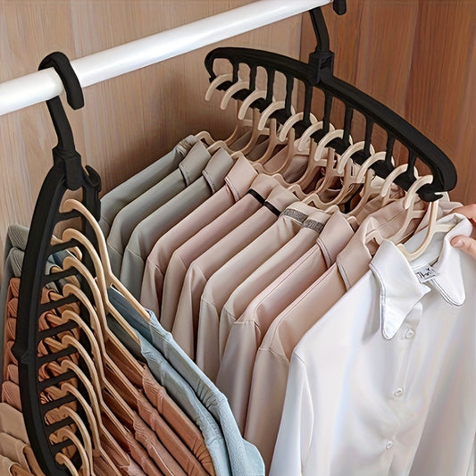 11-Hole Magic Folding Clothes Hanger Organizer