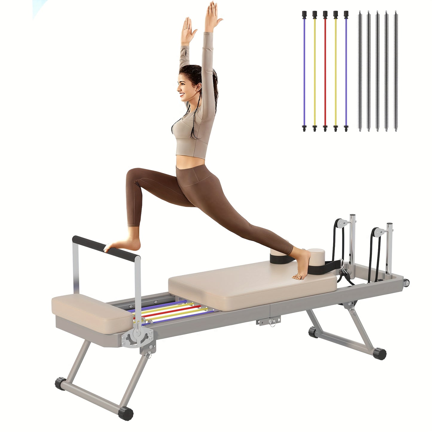 Soges Foldable Pilates Reformer Machine