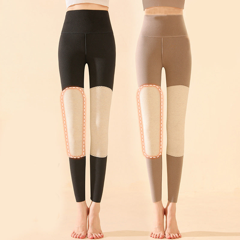 Winter High Waist Knee-pad Leggings