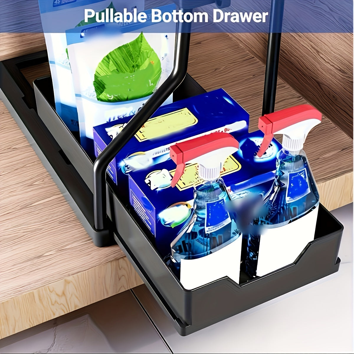 Pull-Out Plastic Storage Organizer