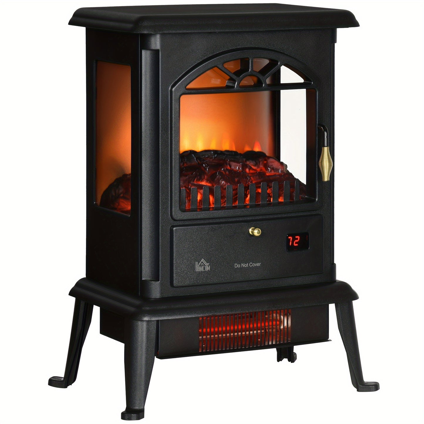 HOMCOM 22" Infrared Electric Fireplace Stove