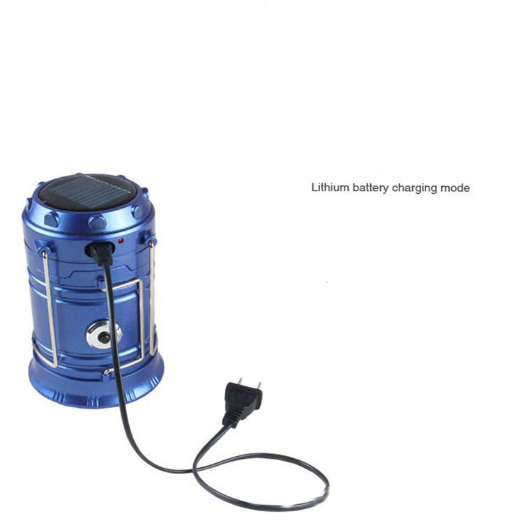 Solar charging camping lantern