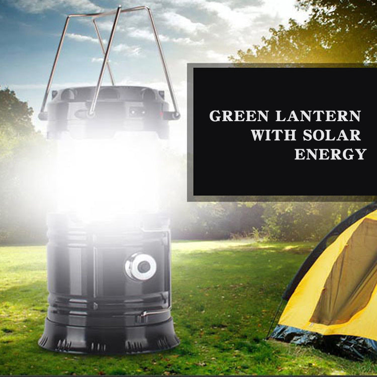 Solar charging camping lantern