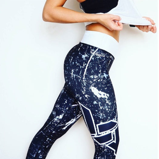 Women Printed Leggings Breathable