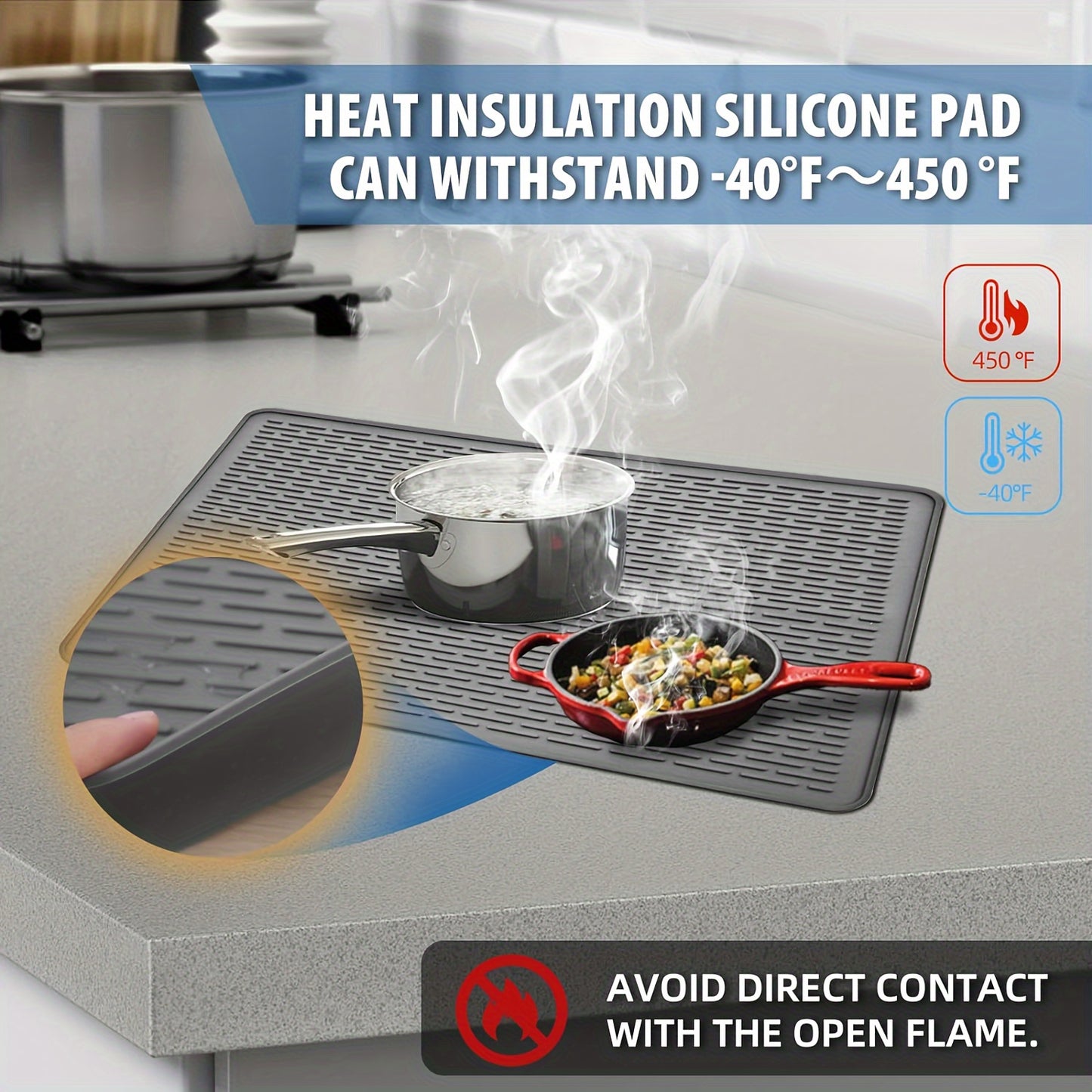 [Heat Resistant] Silicone Stove Top Covers