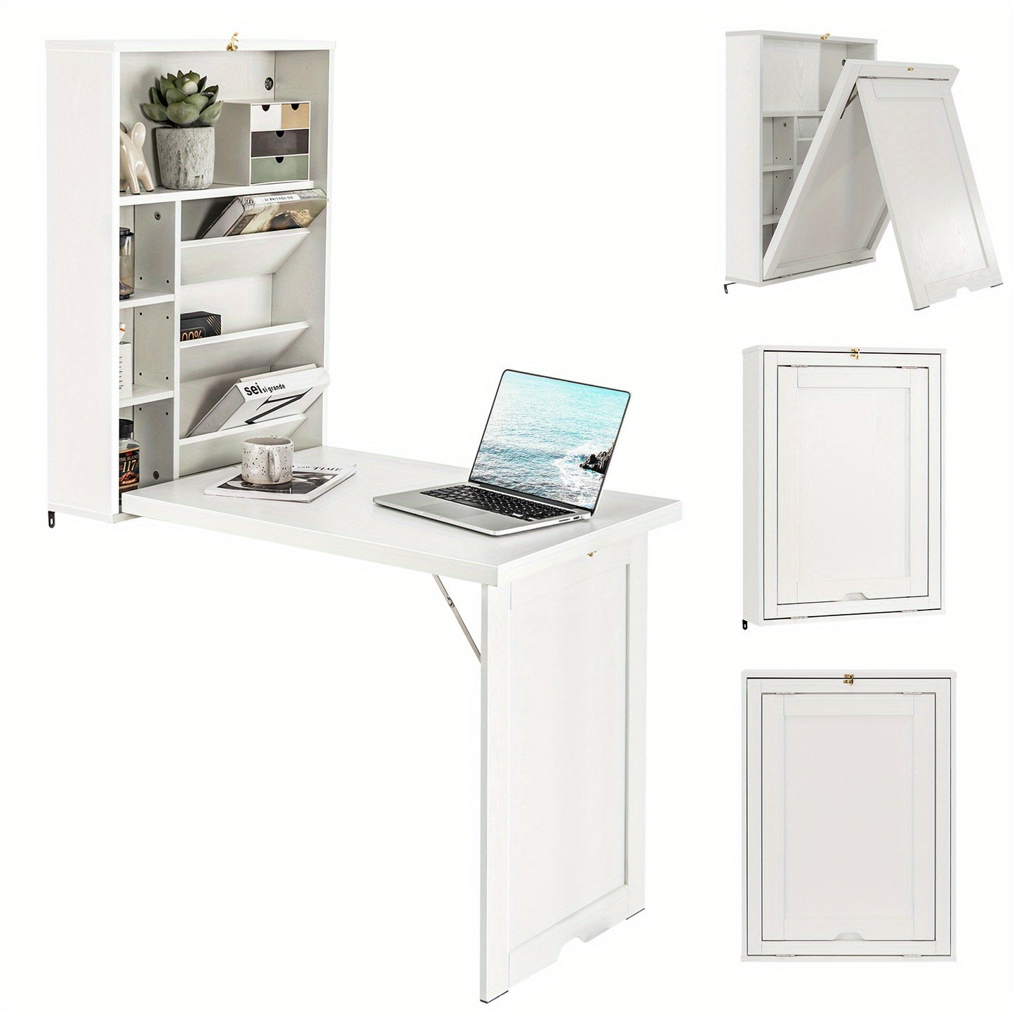 MULTIGOT Wall Mounted Computer Convertible Desk