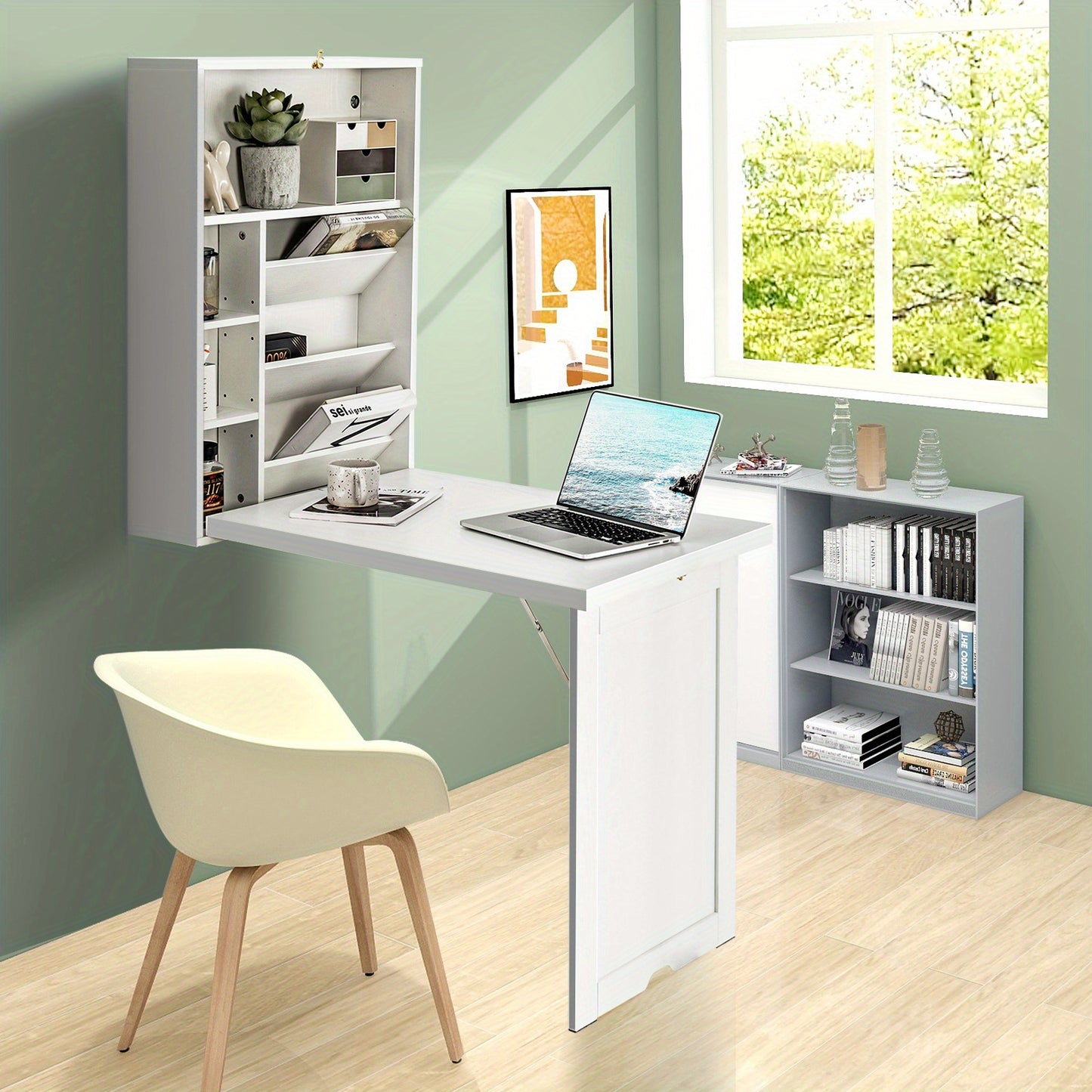 MULTIGOT Wall Mounted Computer Convertible Desk