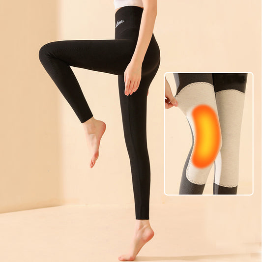 Winter High Waist Knee-pad Leggings