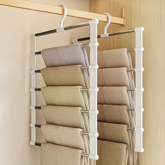 Space-Saving Foldable Pants Hanger