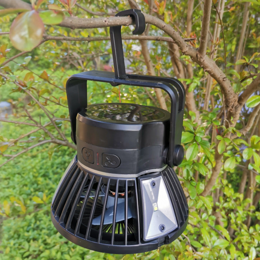 Solar Camping Light Foldable Fan