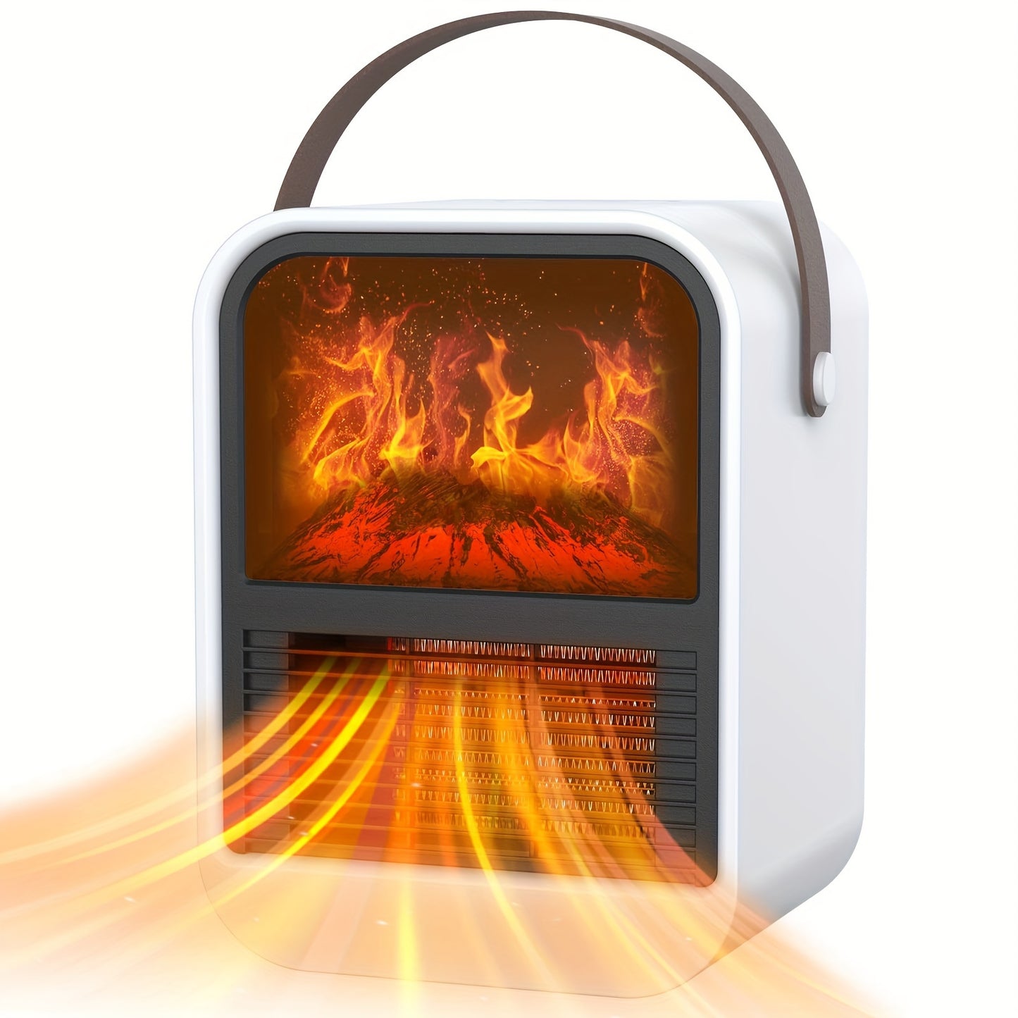 Electric Fireplace Heater with Overheat Protection