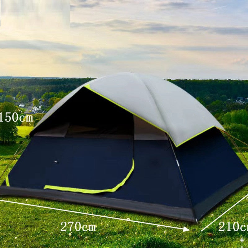 4 Person Black Coated Darkroom Tent