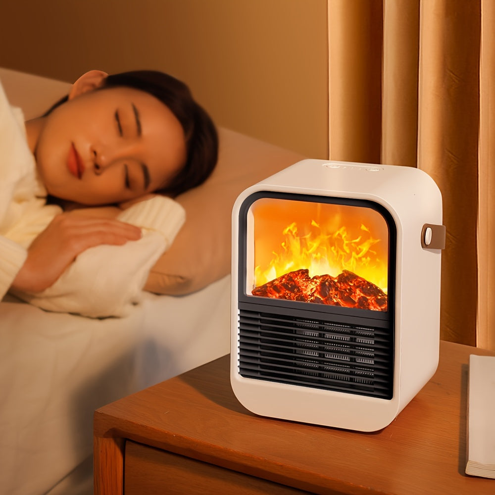 Electric Fireplace Heater with Overheat Protection