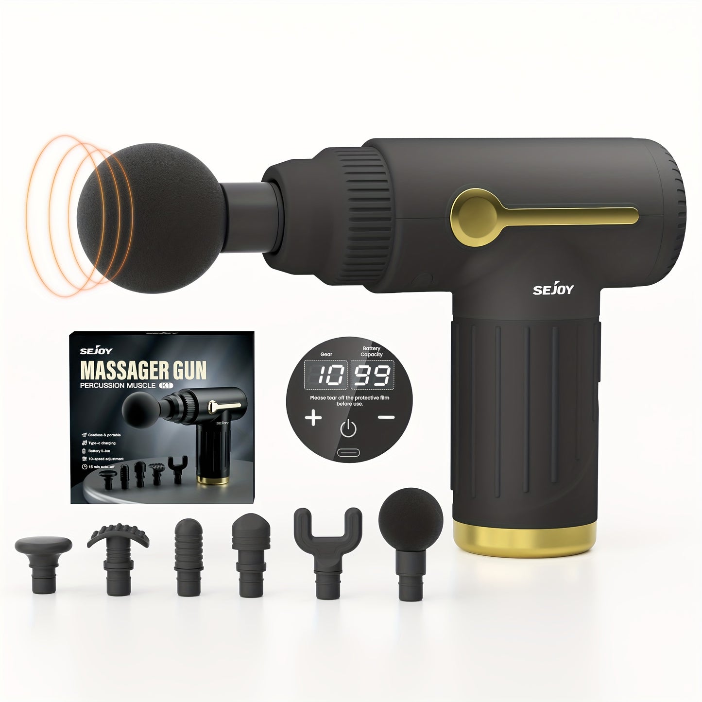 Massage Gun, Deep Tissue Percussion Massager