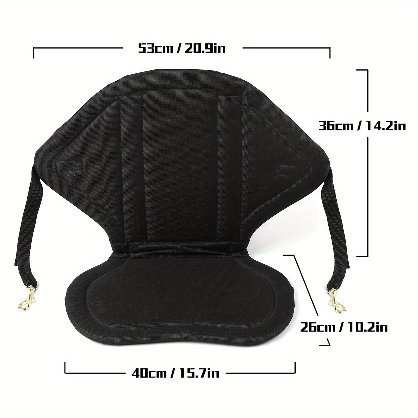 Lixada Cushioned Seat Water Repellent Kayak Seat with Back Support