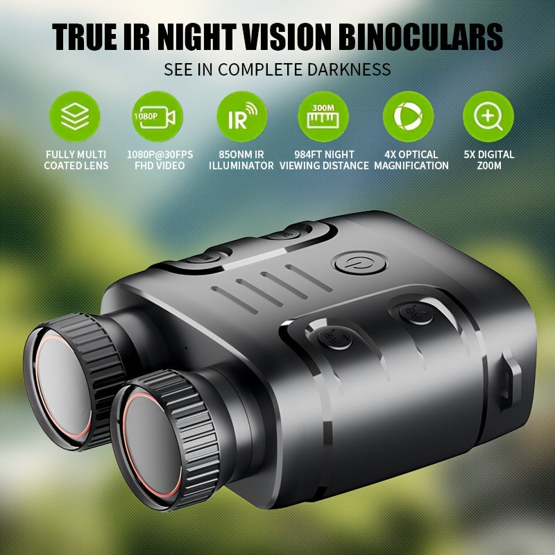 R18 Infrared Night Vision Goggles, 1080p