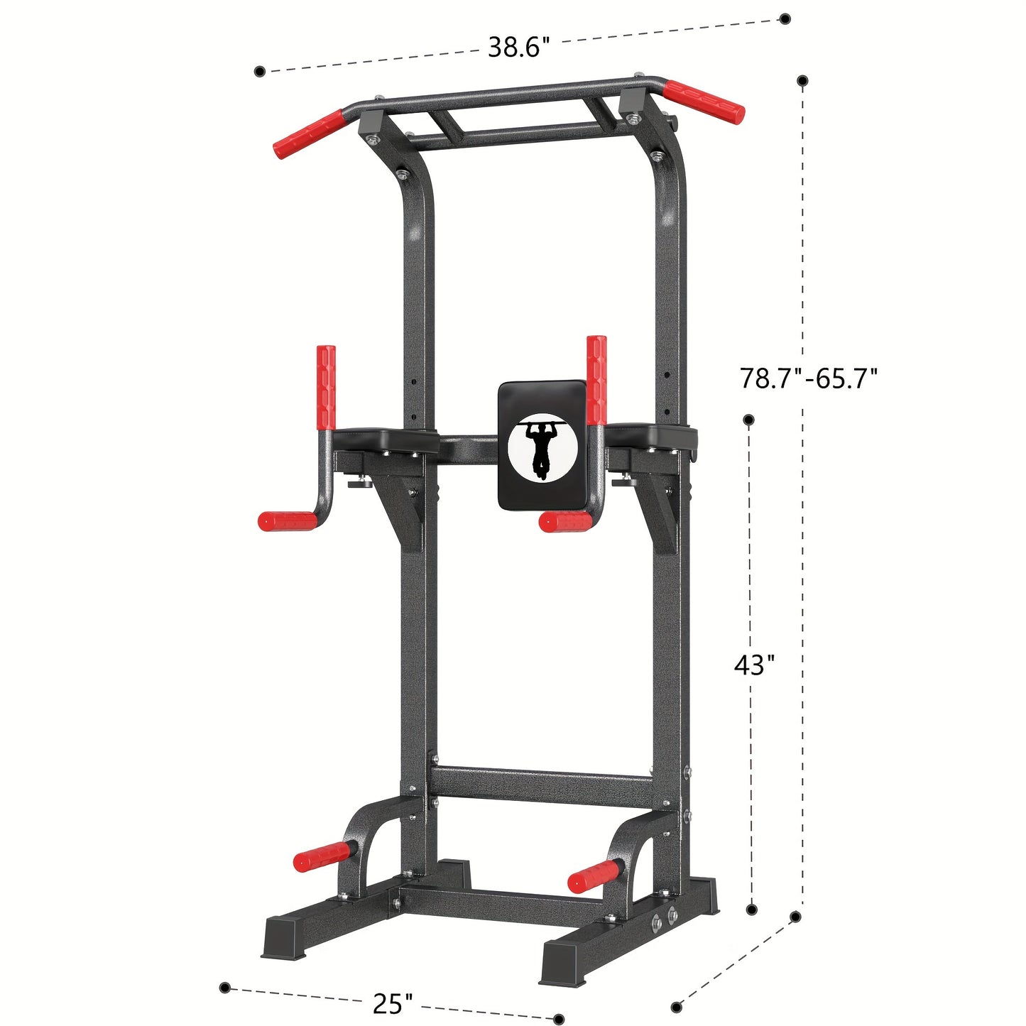 Everyday Strength, Soges Power Tower Adjustable Pull-Up Bar & Dip Stand