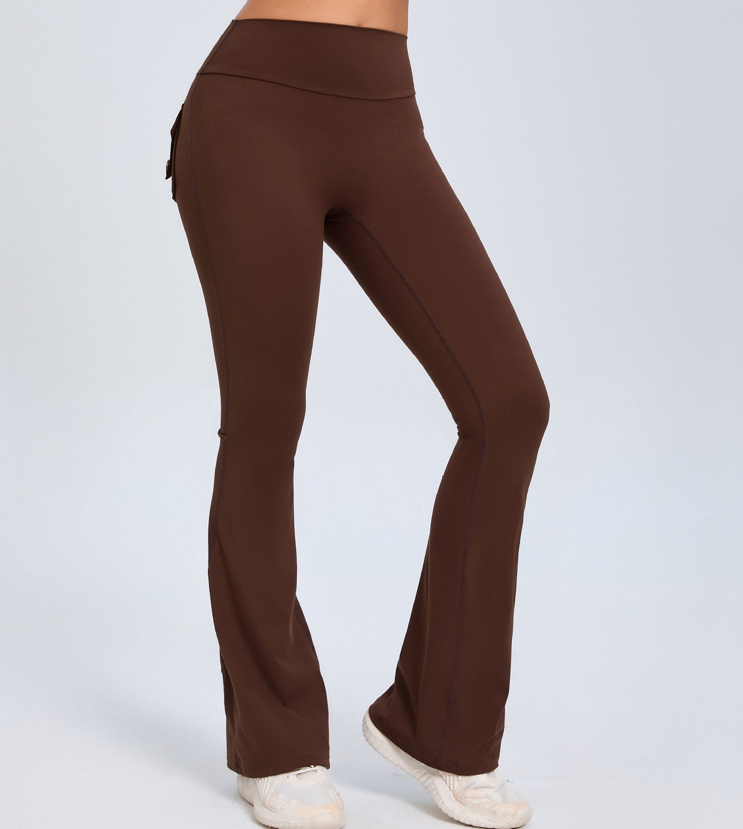 Yoga Fitness Flared Pants With Pockets