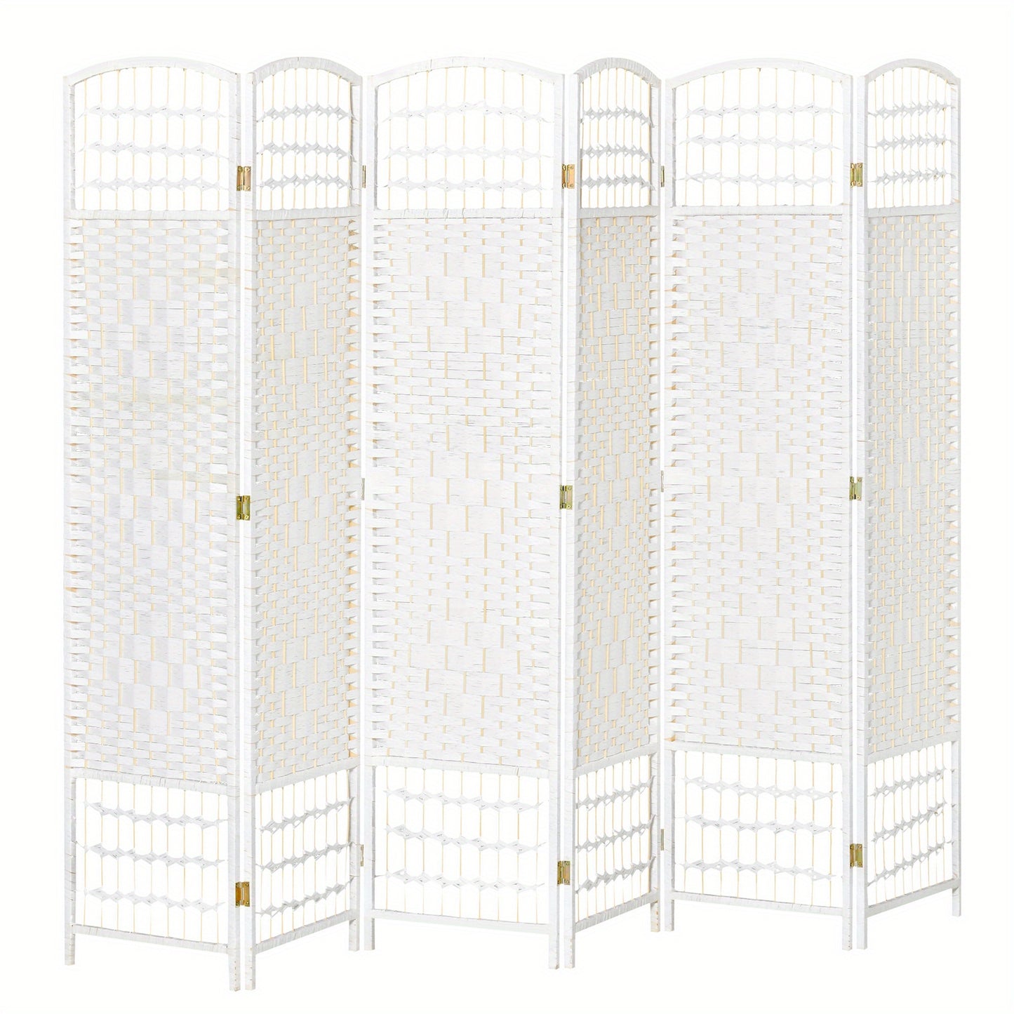 HOMCOM 6 Panel Room Divider, 5.6 ft Tall Folding Privacy Screen