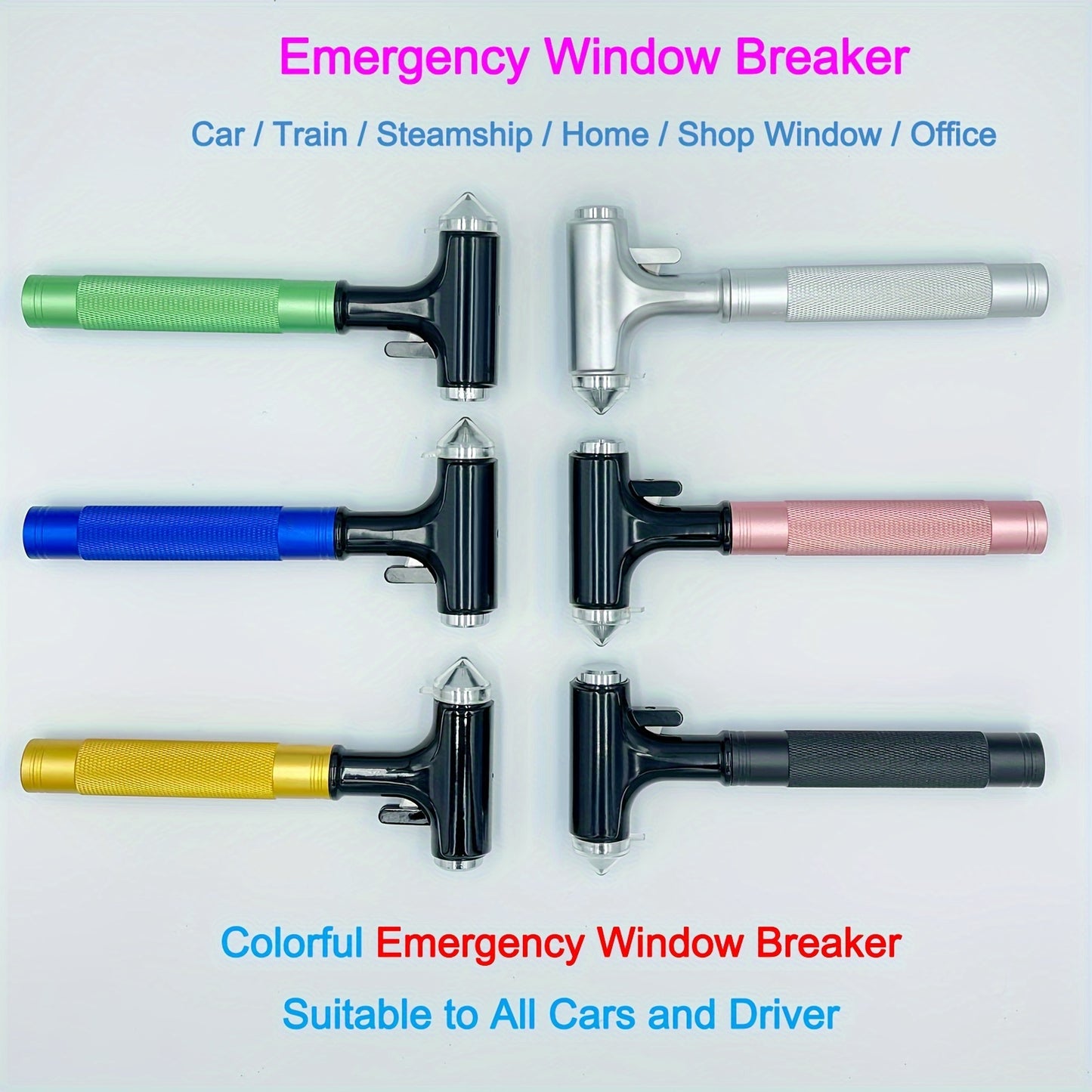 Stainless Steel Emergency Window Breaker For Car Glass