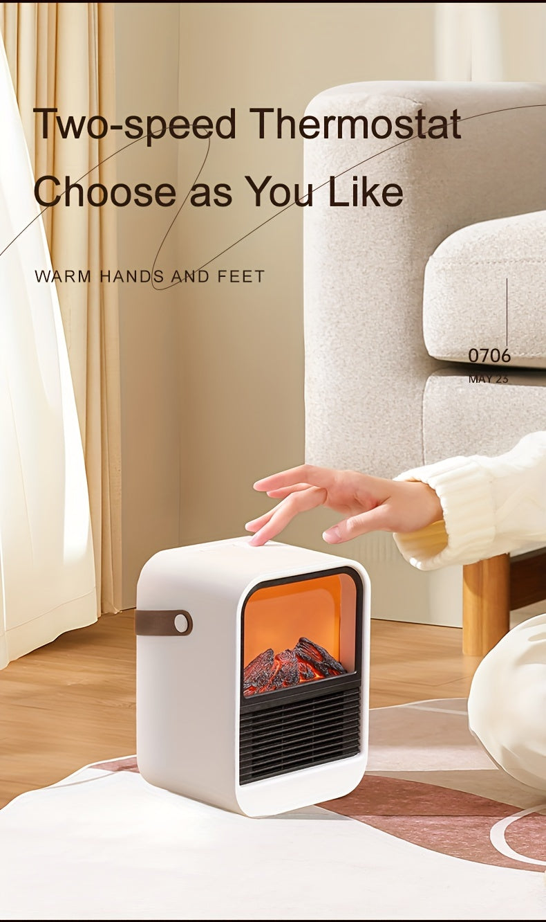 Electric Fireplace Heater with Overheat Protection