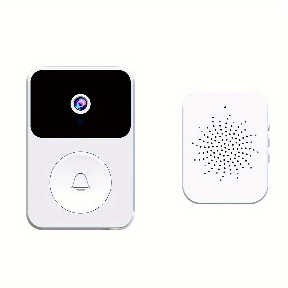 480p HD SELFIECOM Smart Video Doorbell - WiFi Door Camera with Night Vision, Remote Control - Rechargeable