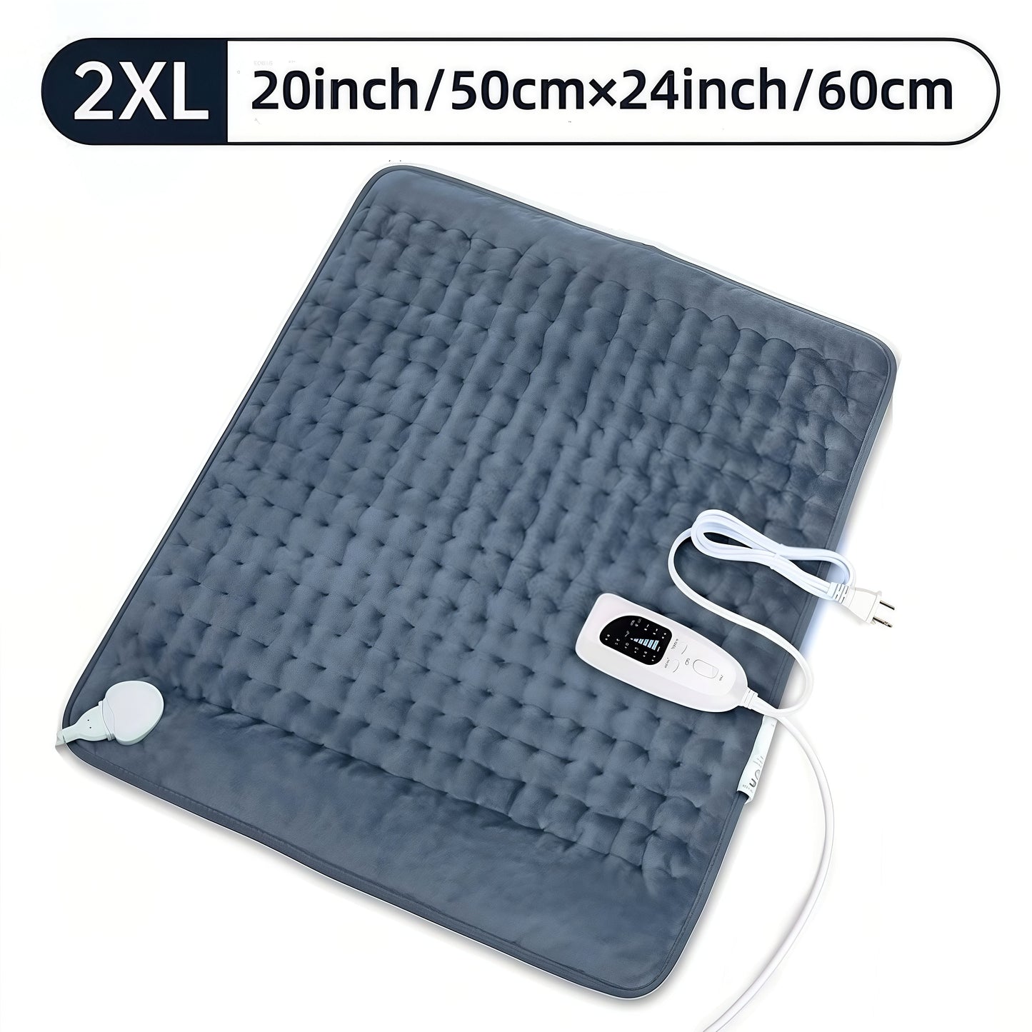 Electric Heating Pad for Back, Neck, Shoulder, Knee & Leg