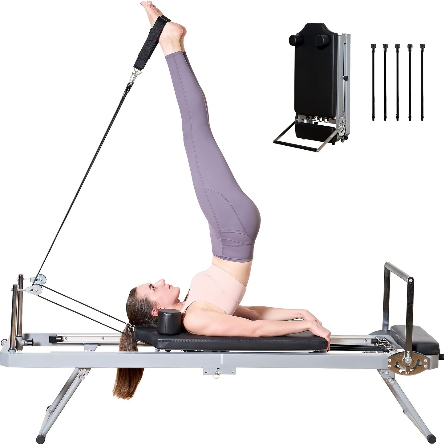 Soges Foldable Pilates Reformer Machine