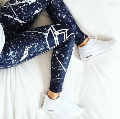 Women Printed Leggings Breathable