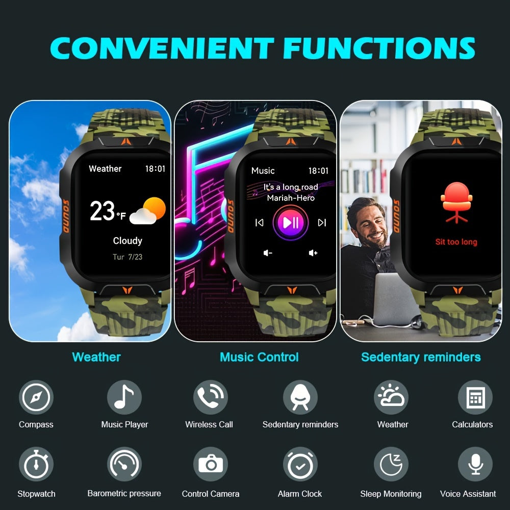 [100+ Sports Modes] 2024 New Smart Watch