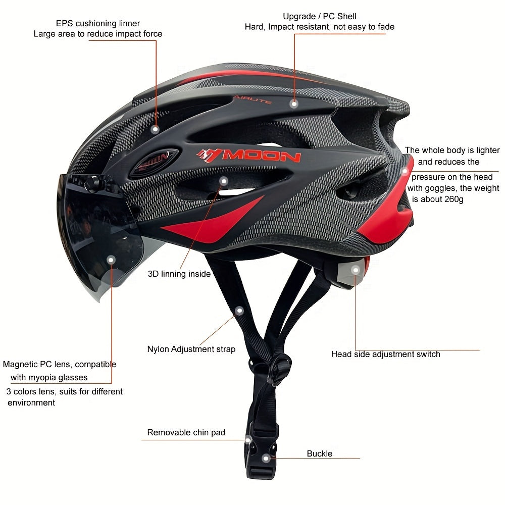 ProShield Cycling Helmet - Ultra-Lightweight, Ventilated, and Durable