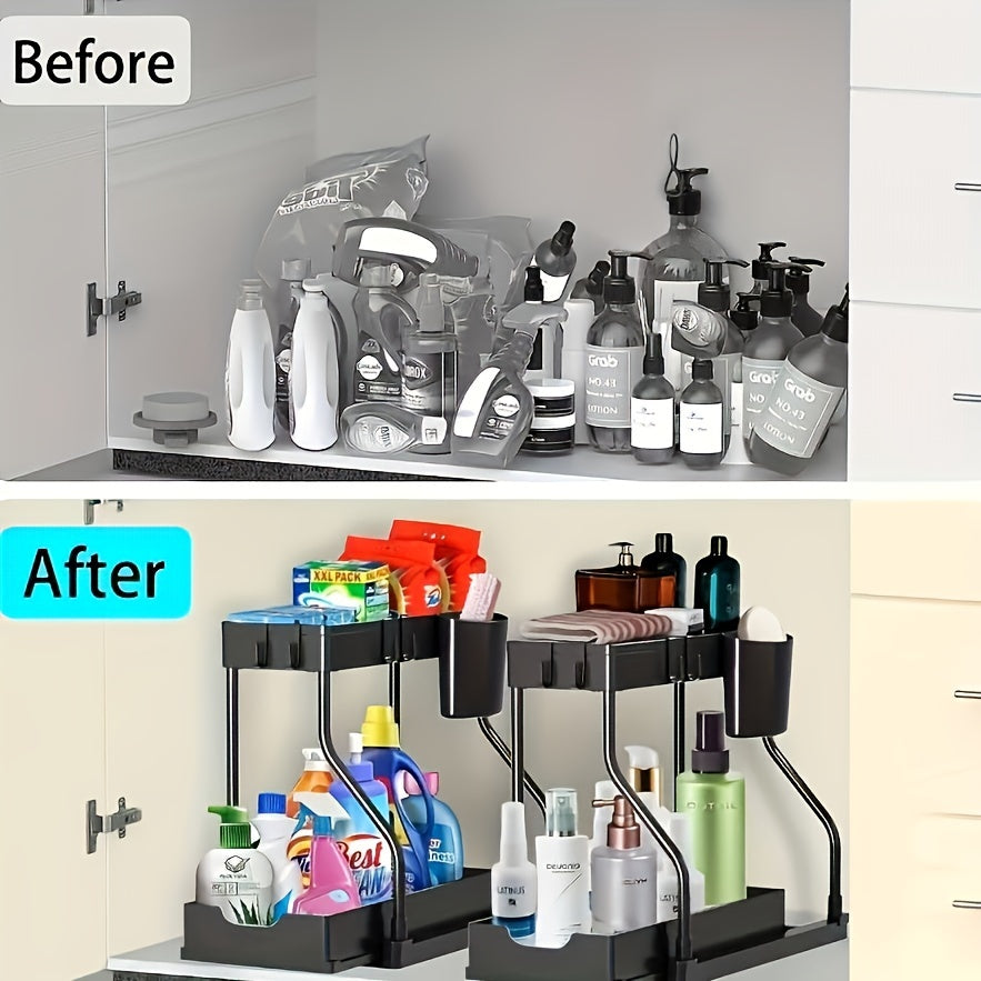 Pull-Out Plastic Storage Organizer