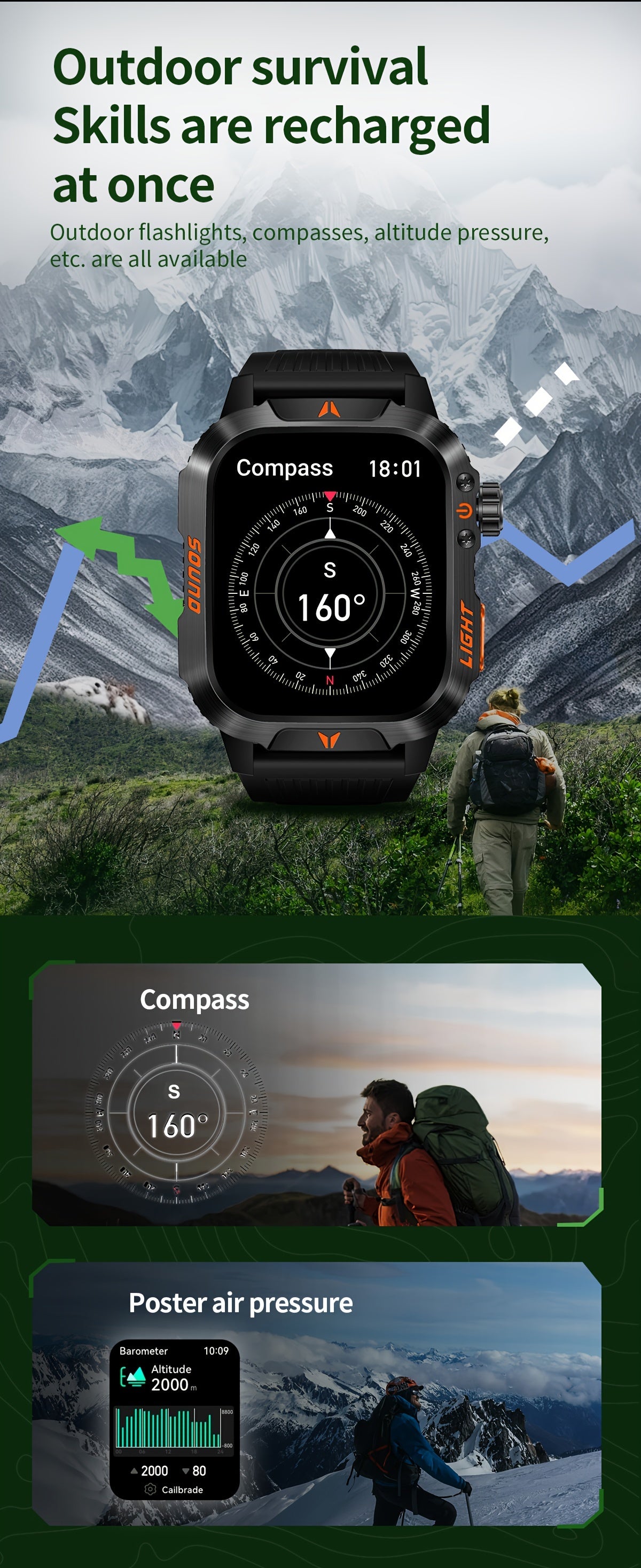 [100+ Sports Modes] 2024 New Smart Watch