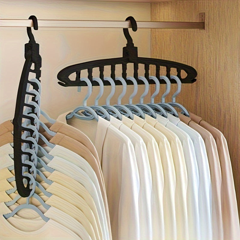 11-Hole Magic Folding Clothes Hanger Organizer