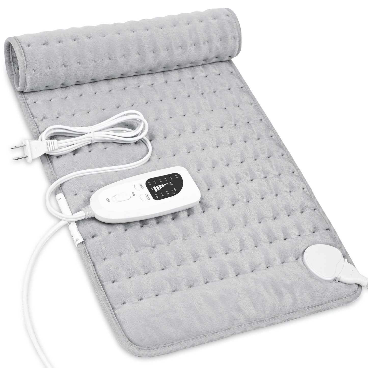 Electric Heating Pad for Back, Neck, Shoulder, Knee & Leg