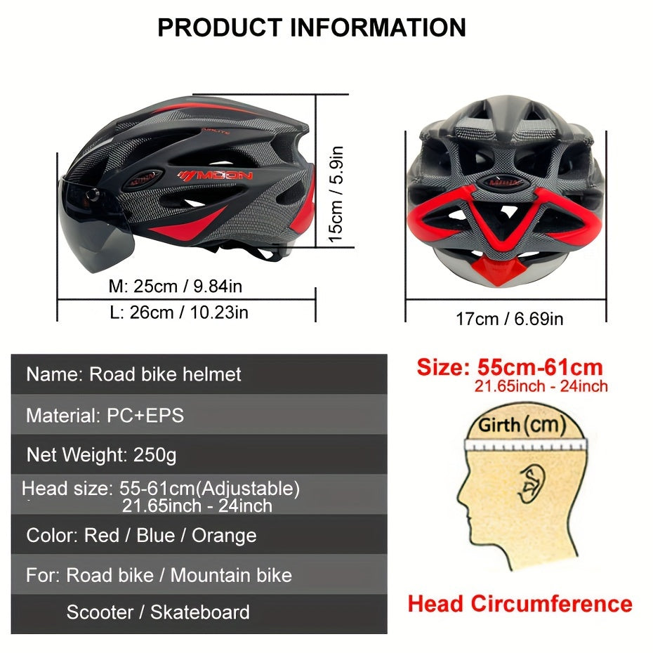 ProShield Cycling Helmet - Ultra-Lightweight, Ventilated, and Durable