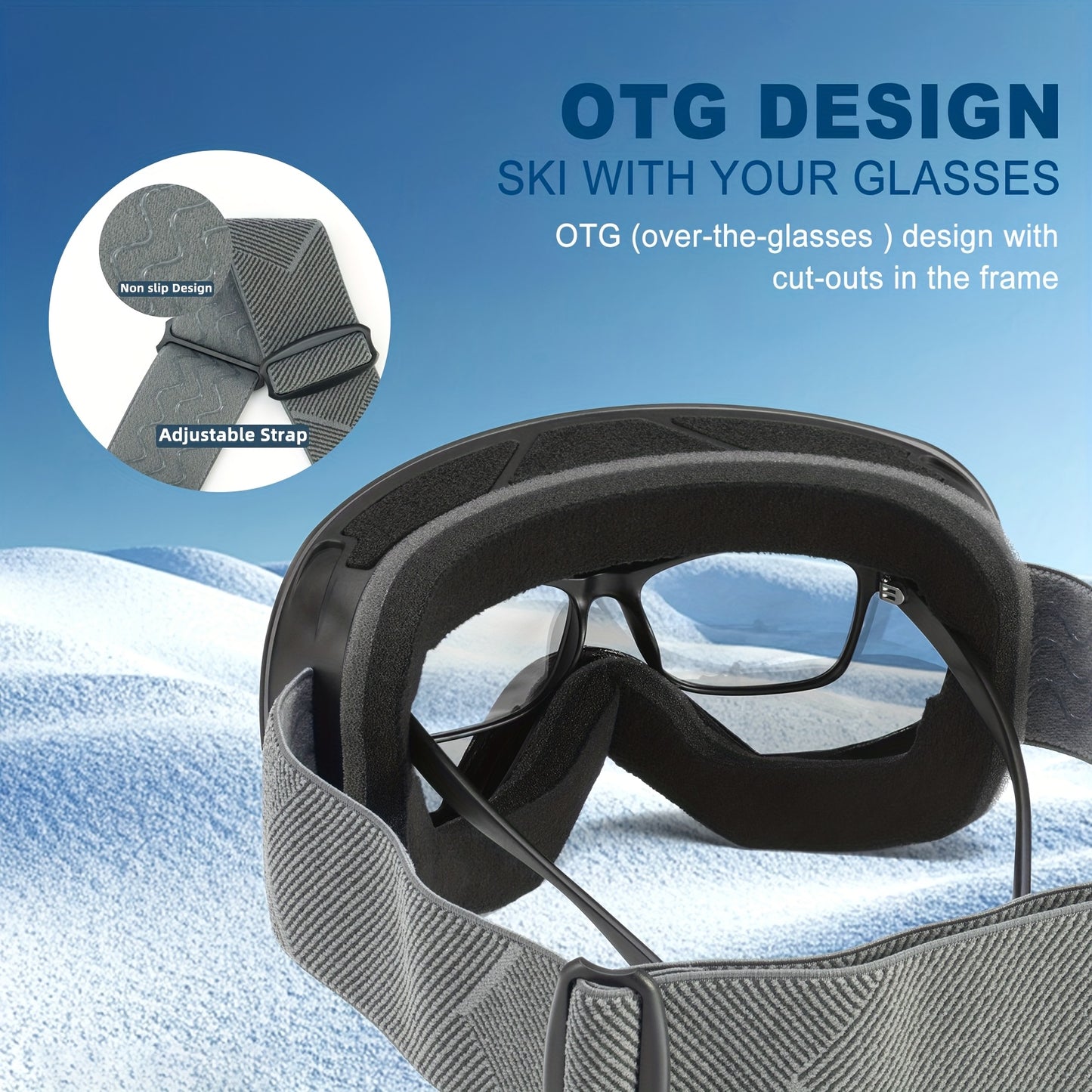 Adult Anti-Fog Ski Goggles | 2 Pairs