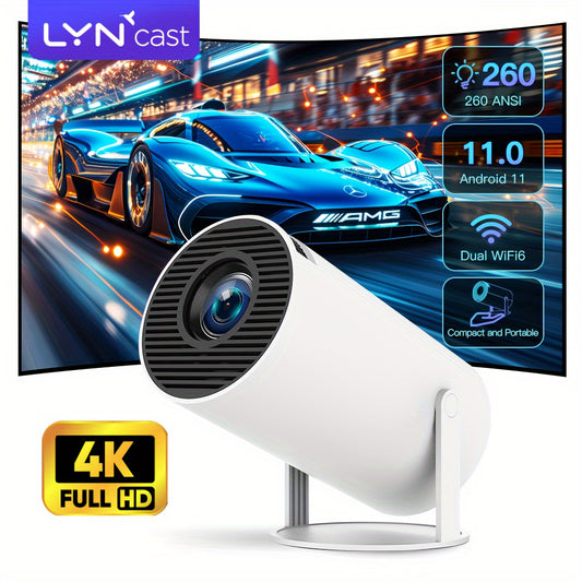 HY300 PRO Mini Projector with Android 11, Dual Wifi6