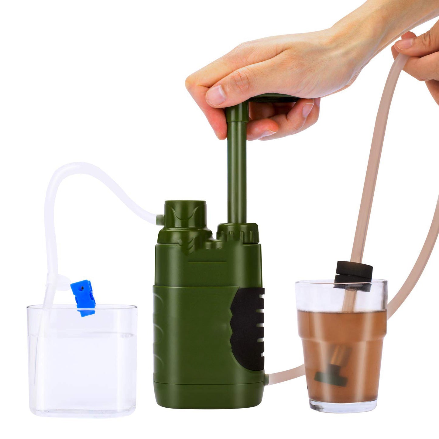 Outdoor Personal Water Purifier, Camping Portable Filter Survival Drinking Fountain, Outdoor Water Purifier