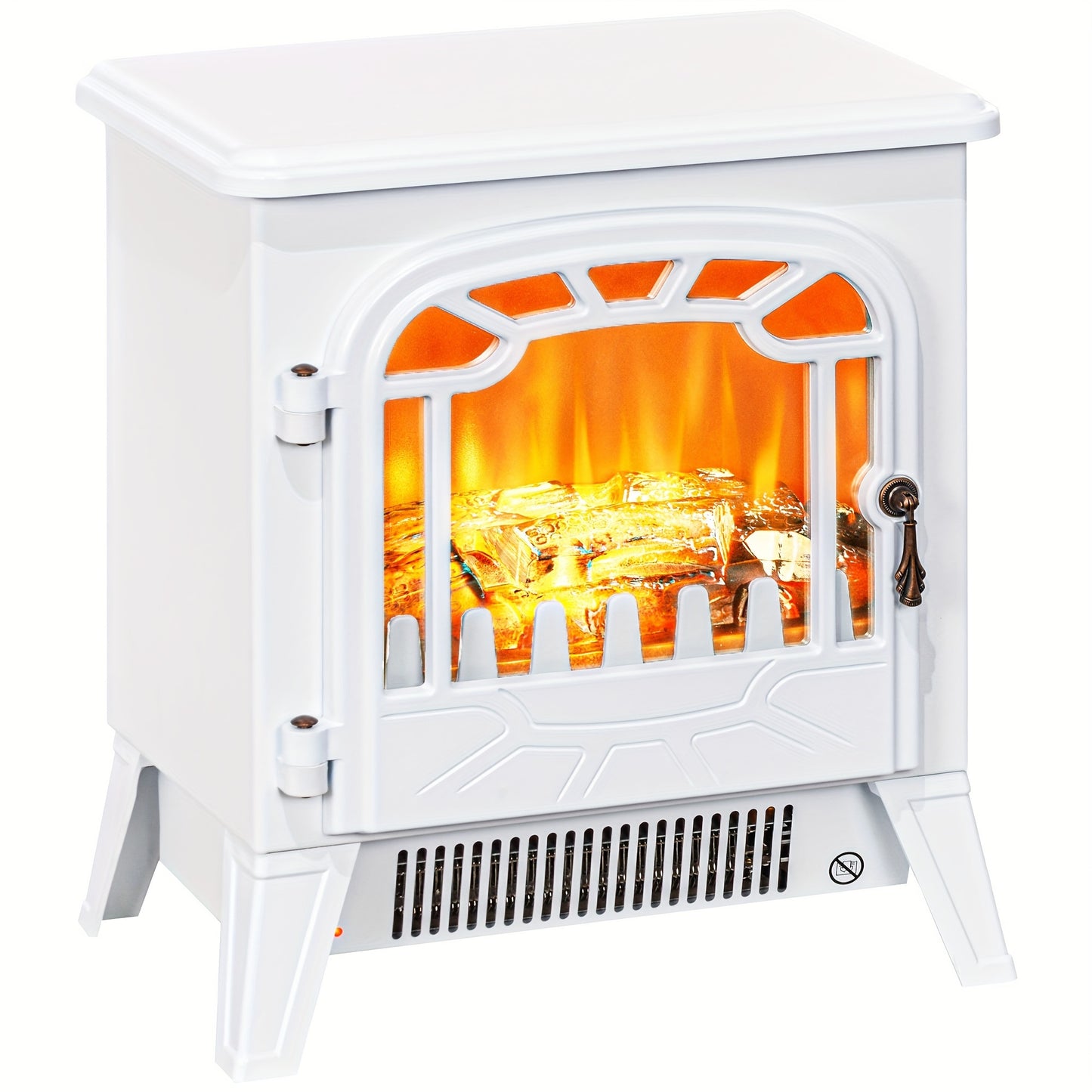 HOMCOM 16" Portable Electric Fireplace Stove