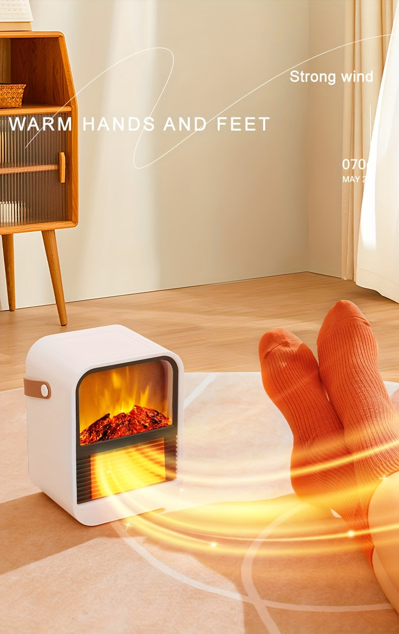 Electric Fireplace Heater with Overheat Protection