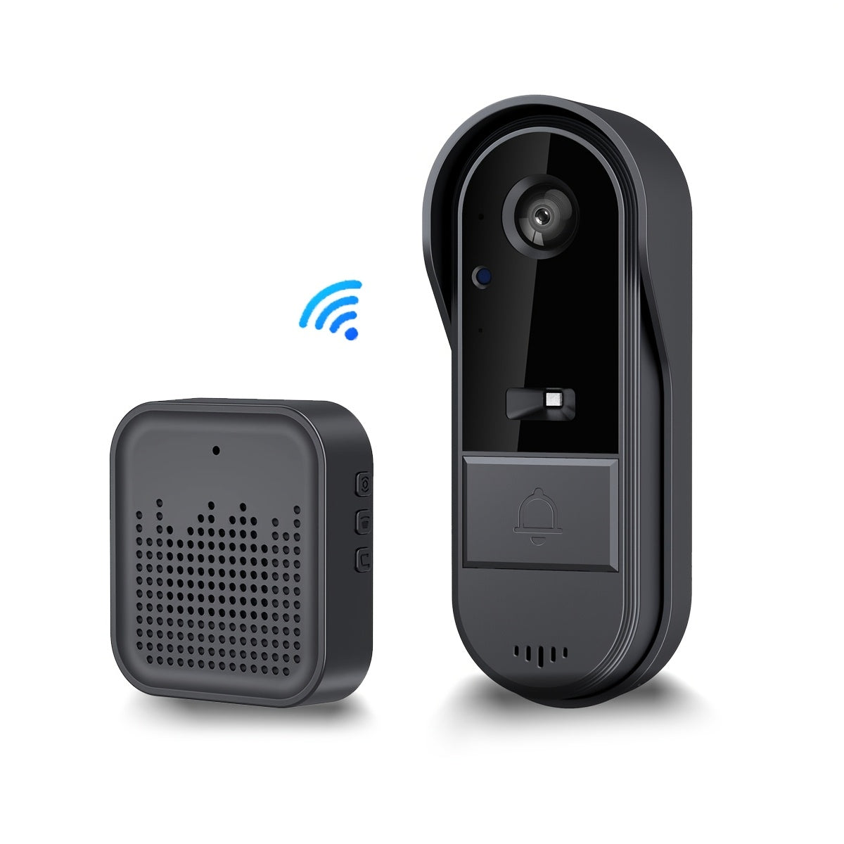 Tuya Smart 1pc HD Video Doorbell - Wi-Fi Enabled