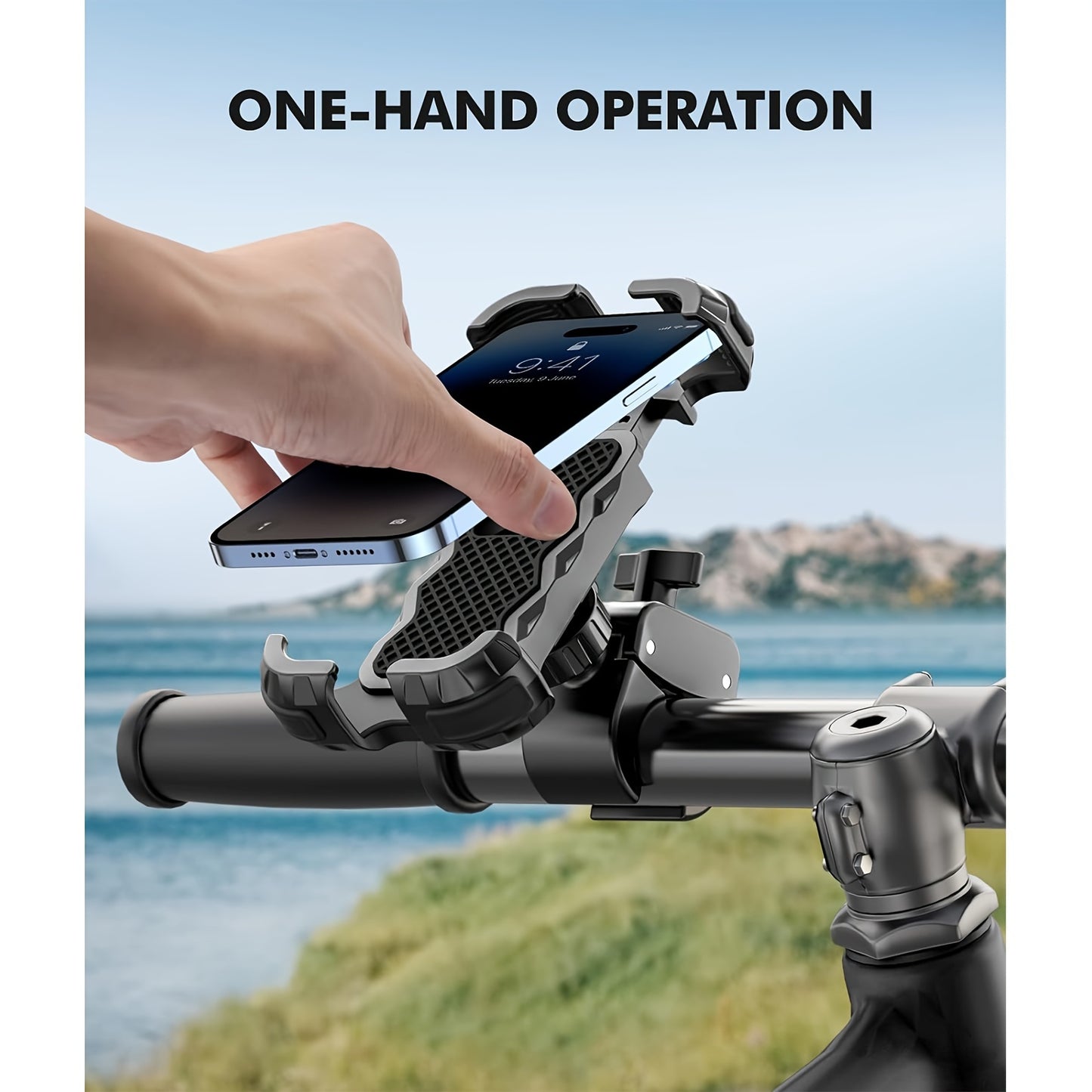 Phone Mount – Secure, 360° Rotatable