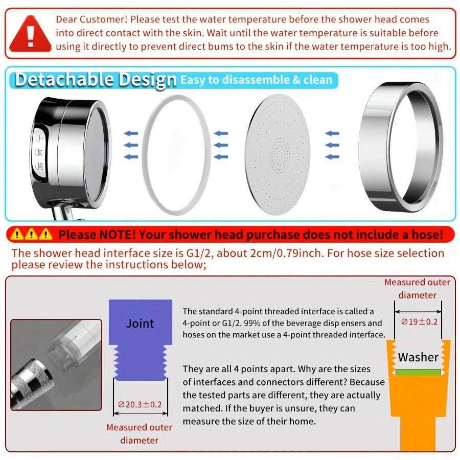 Booster Filter Shower Head