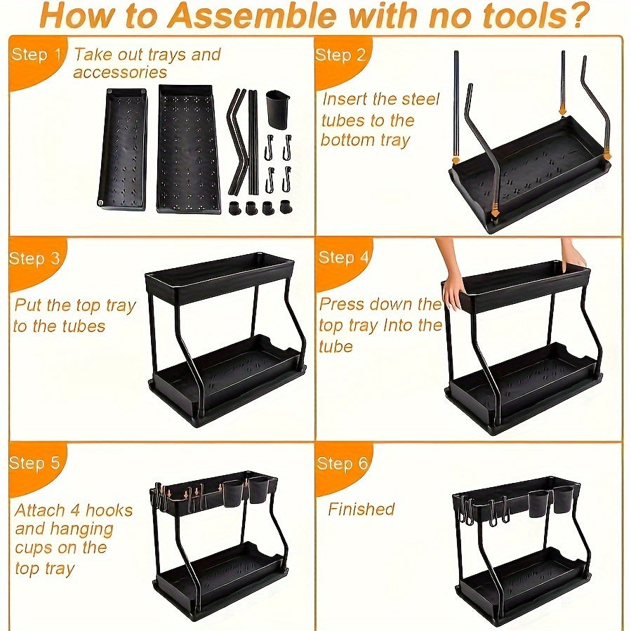 Pull-Out Plastic Storage Organizer