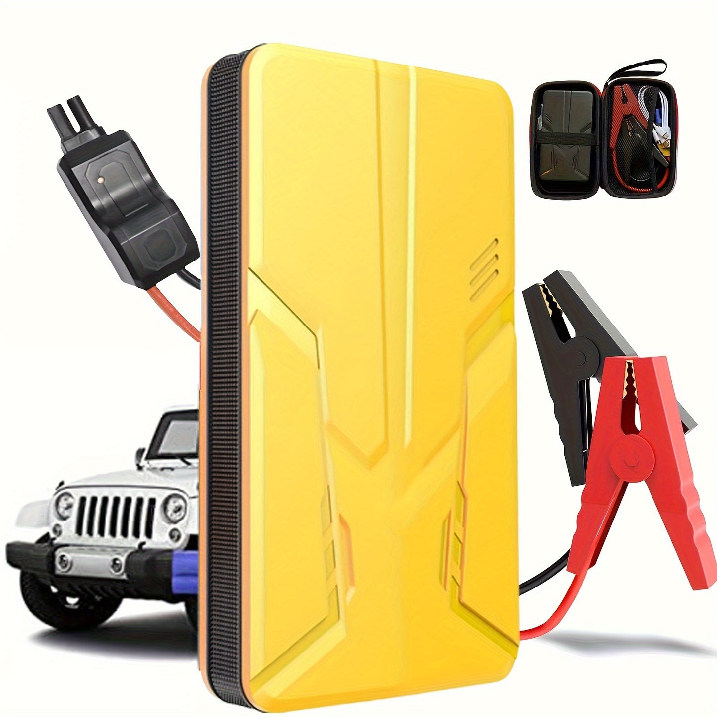 Car Jump Starter 30000mAh Power Bank With Led Light